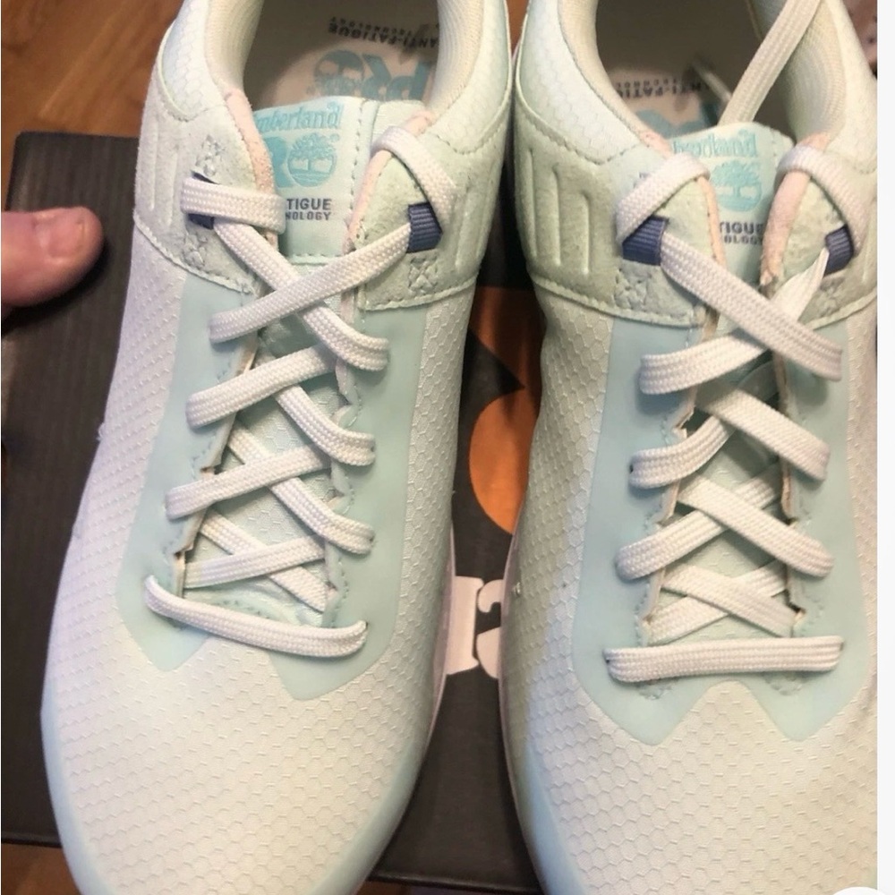 Timberland PRO Light Blue Safety Toe Sneakers - Picture 4 of 7